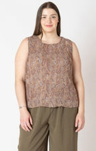 Load image into Gallery viewer, Pleated Top - Paisley