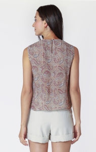 Pleated Top - Paisley