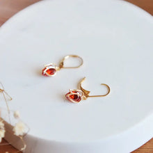 Load image into Gallery viewer, Raelynn Red Rose Earrings - Oh So Lovely