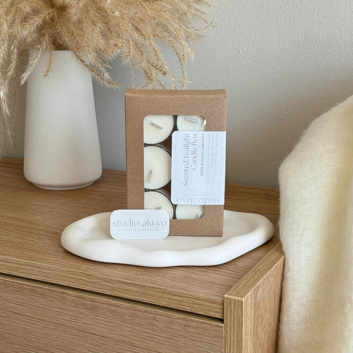 Sea Salt + Sage Tealight Soy Candle Box