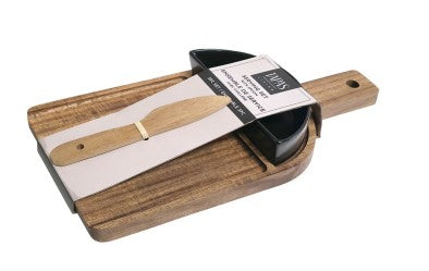 Stoneware Serving Set With Serving Paddle