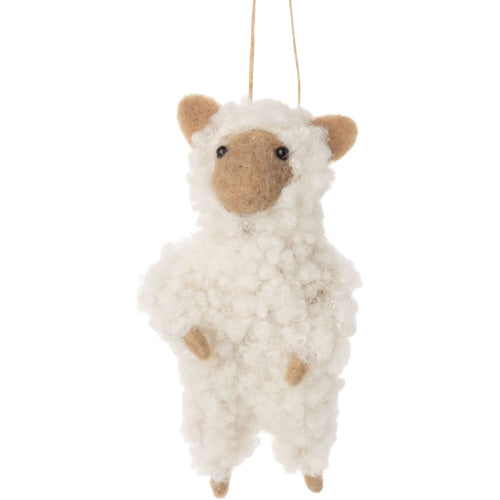 Wooly standing Sheep Ornaments