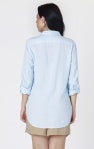 Load image into Gallery viewer, Utility Linen Shirt - Sky Blue