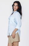 Load image into Gallery viewer, Utility Linen Shirt - Sky Blue