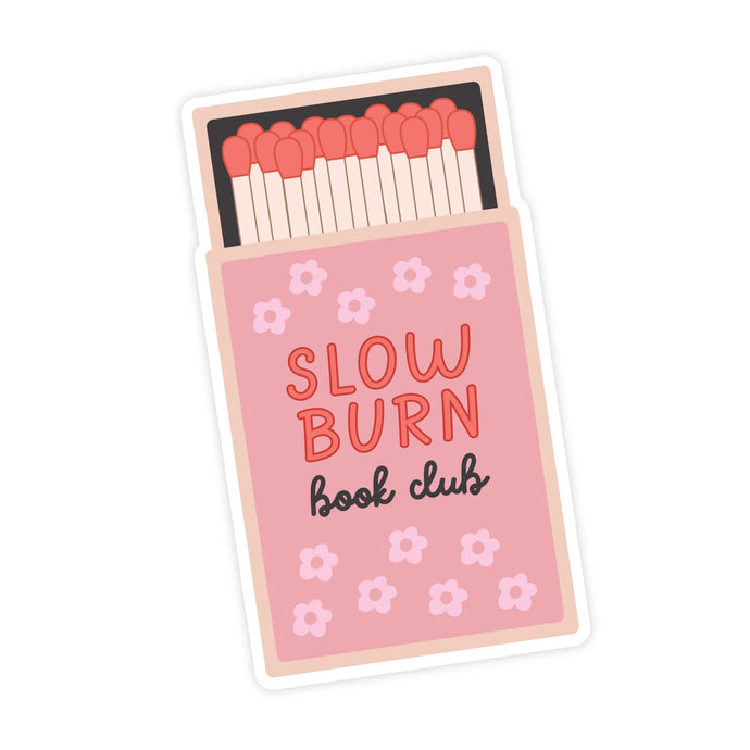 Slow Burn Book Vinyl Sticker