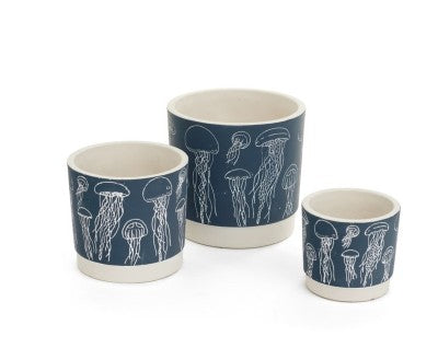 Jellyfish Planter - Small - Blue