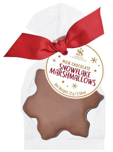 Snowflake Marshmallows Bag (3pcs.) - Saxon Chocolates