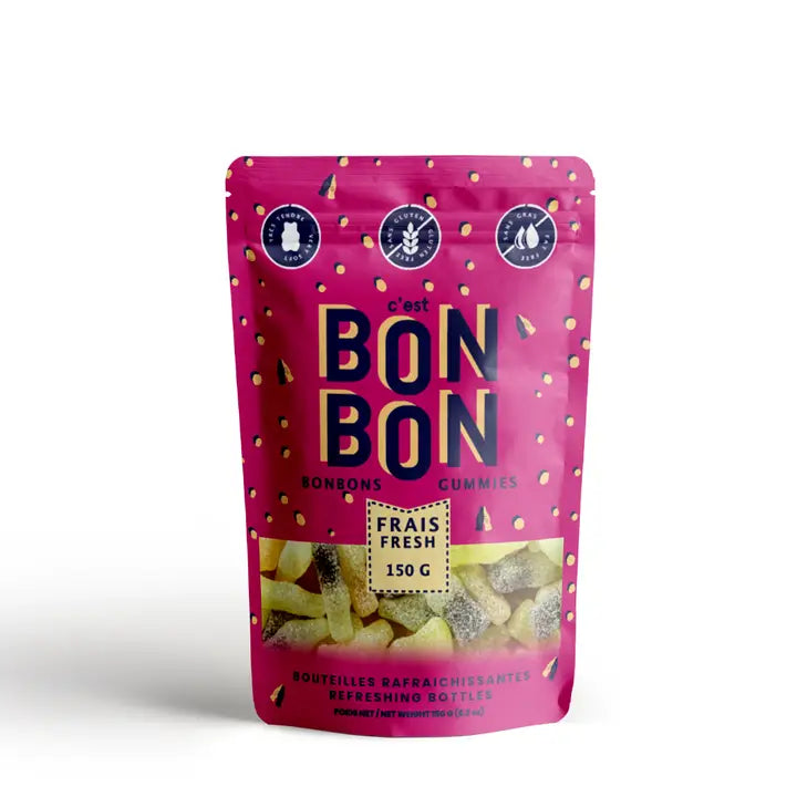 Bon Bon Gummies - Sour Pop Refreshing Bottles