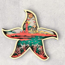Load image into Gallery viewer, Wood Layered Starfish - Havana Art