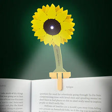 Load image into Gallery viewer, Sunflower Reading Light Bookmark