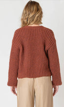 Load image into Gallery viewer, Single Button Cardigan - Cinnamon Melange