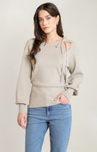 Load image into Gallery viewer, The Neck Sweater Top - Light Taupe
