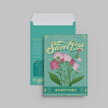Load image into Gallery viewer, Everlasting Sweet Pea (Gratitude) - Floriography Seed Packet