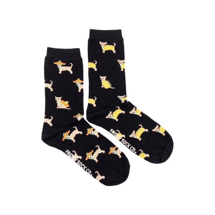 Women's Taco Dog Socks - Friday Sock Co.