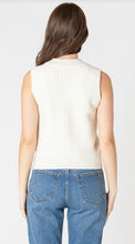 Load image into Gallery viewer, Textured Stitch Sweater Tank - Cream