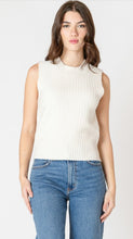 Load image into Gallery viewer, Textured Stitch Sweater Tank - Cream