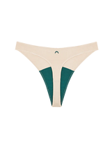 Load image into Gallery viewer, High Rise Thong Underwear - Beige - Huha