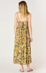 Load image into Gallery viewer, Tie Back Midi Dress - Olive Multi Floral