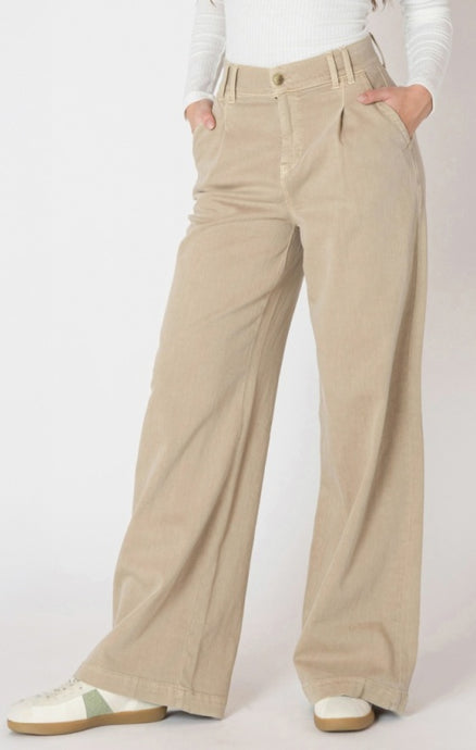 Flowy Twill Trouser - Safari