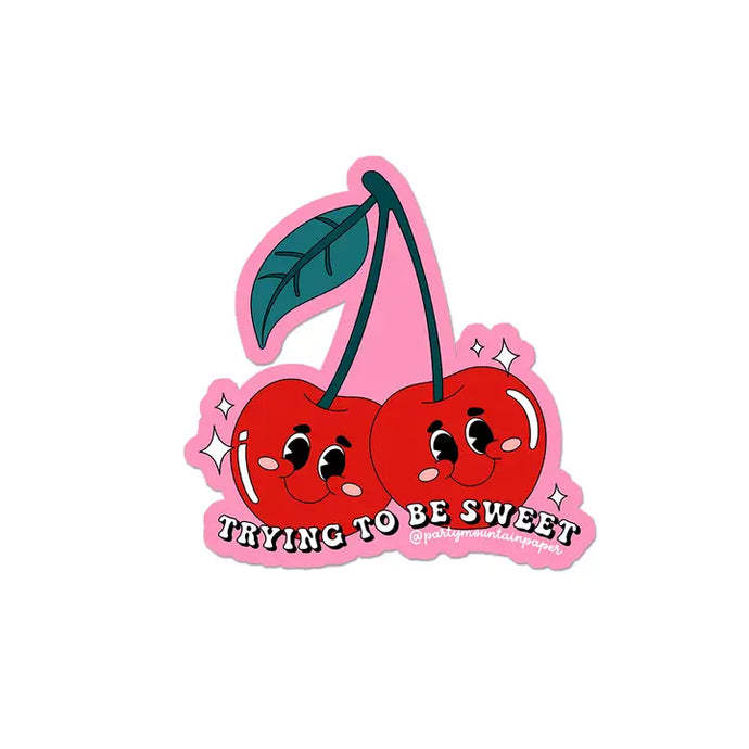 Trying to be Sweet Sticker