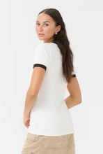 Load image into Gallery viewer, KAlilian T-Shirt - Chalk/Black Heart - Kaffe