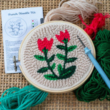 Load image into Gallery viewer, Tulips Punch Needle Kit - Kikkerland