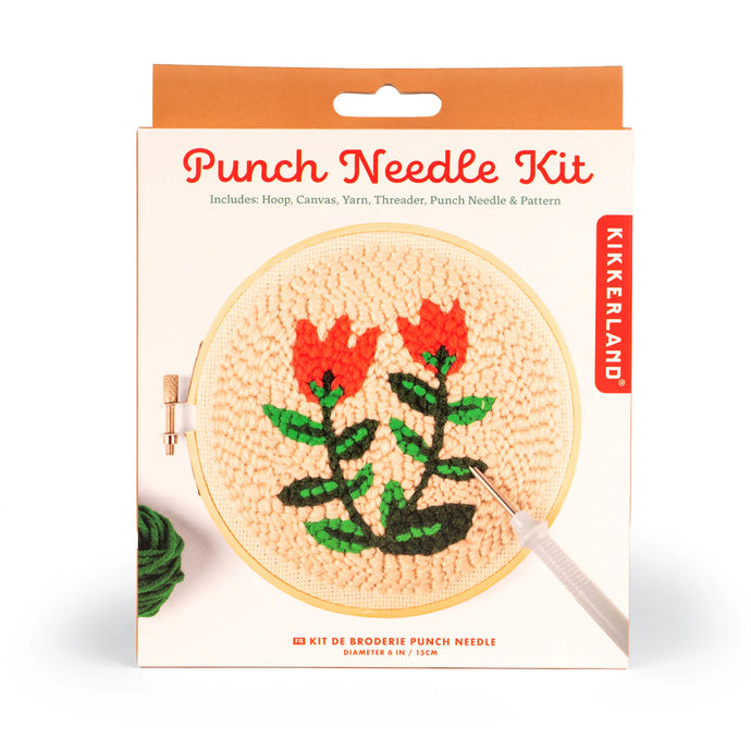 Tulips Punch Needle Kit - Kikkerland