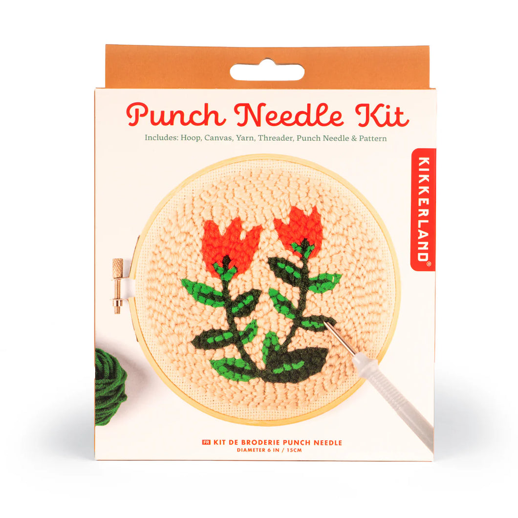 Tulips Punch Needle Kit - Kikkerland