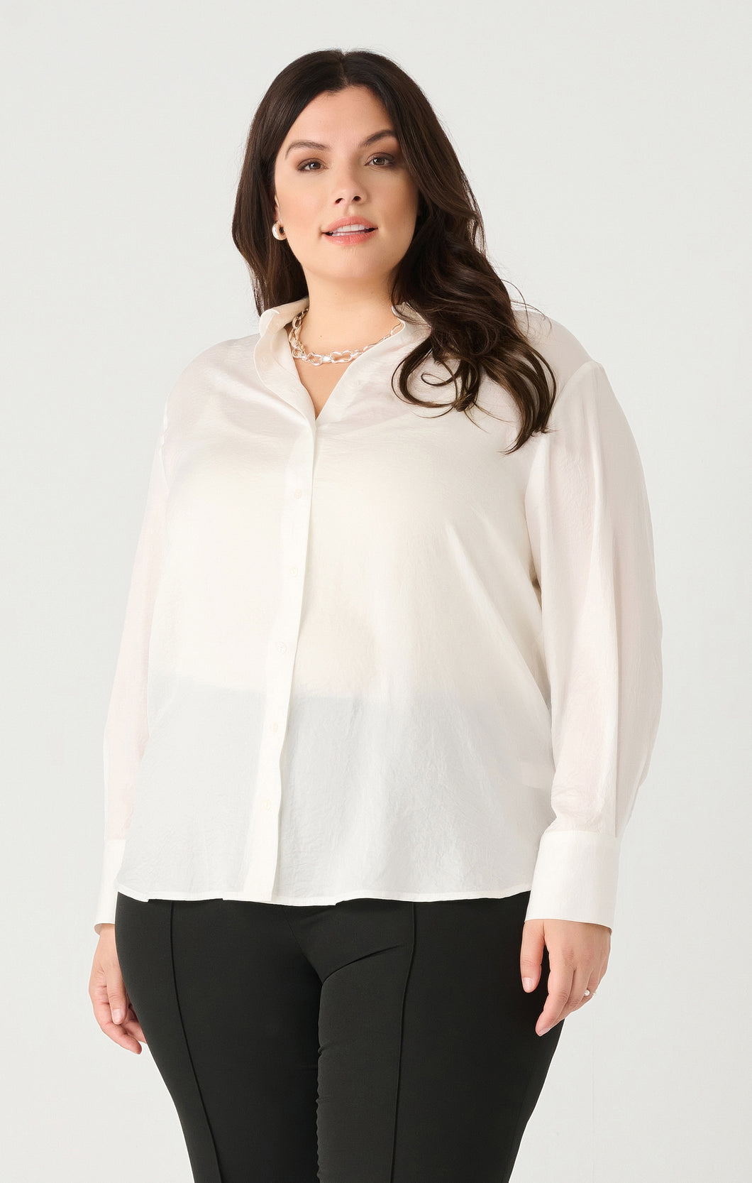 Textured Blouse - Curvy