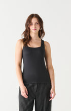 Load image into Gallery viewer, Square Neck Tank - Black - Dex