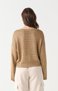 Copper Crochet Sweater
