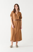 Load image into Gallery viewer, Belted Midi Shirt Dress
