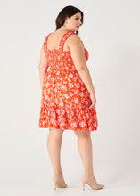 Load image into Gallery viewer, Floral Smocked Dress - Curvy
