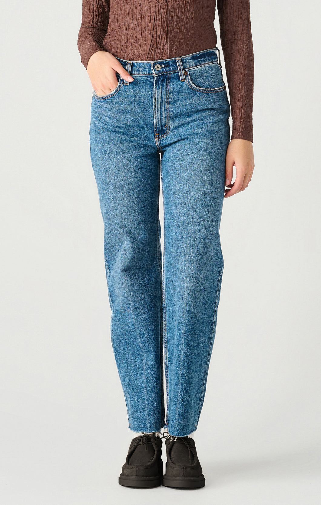 Straight Leg Denim Jean