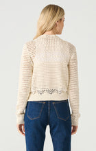 Load image into Gallery viewer, Ecru Crochet Sweater