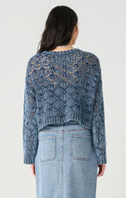 Load image into Gallery viewer, Indigo Crochet Sweater