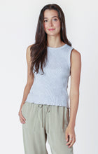 Load image into Gallery viewer, Waffle Knit Tank Top - Grey