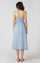 Load image into Gallery viewer, V Waist Maxi Dress - Light Denim Blue