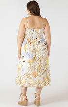 Load image into Gallery viewer, Smocked Detail Midi Dress - Vintage Garden
