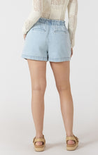Load image into Gallery viewer, Drawstring Denim Shorts - Bleached Wash