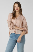 Load image into Gallery viewer, Embroidered Button Front Blouse