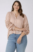 Load image into Gallery viewer, Embroidered Button Front Blouse