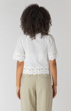Load image into Gallery viewer, Eyelet Trim Blouse - White
