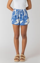 Load image into Gallery viewer, Elastic Waist Shorts - Azure Floral