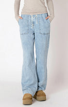 Load image into Gallery viewer, Wide Leg Denim Pants - Washed Blue