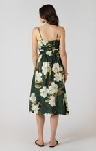 Load image into Gallery viewer, Elastic Waist Midi Dress - Palm Blossom