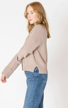 Load image into Gallery viewer, Cuffed Sleeve Textured Cardigan - Warm Taupe