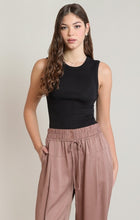 Load image into Gallery viewer, Ribbed Tank - Black