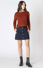 Load image into Gallery viewer, Scallop Hem Crochet Top - Burnt Orange