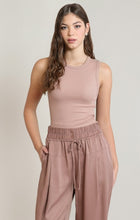 Load image into Gallery viewer, Ribbed Tank - Dusty Rose